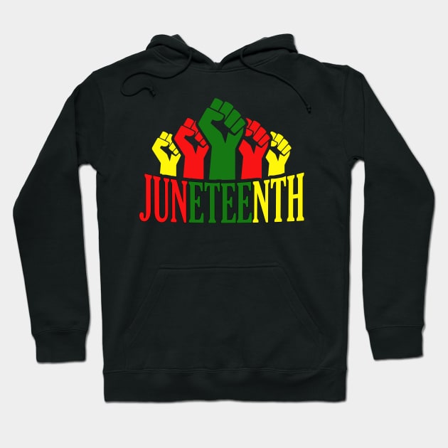 Juneteenth, Black History, Freedom, black power Hoodie by UrbanLifeApparel